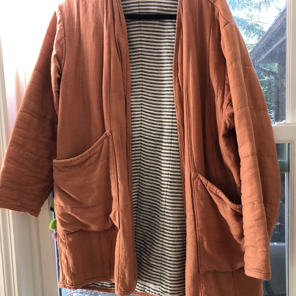 TigerOwl Rust Linen Quilted Jacket